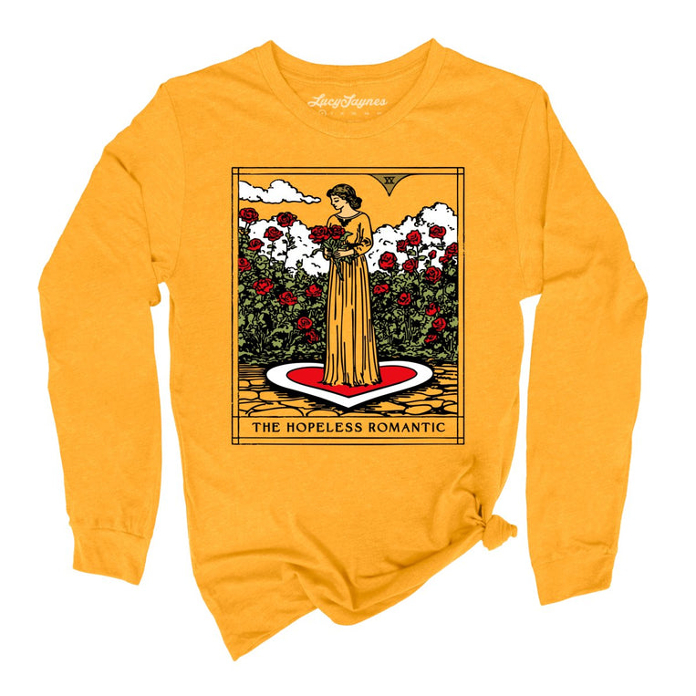 The Hopeless Romantic Tarot Card Graphic Long Sleeve Tee