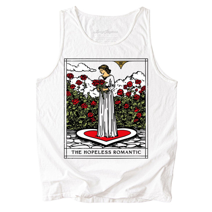 The Hopeless Romantic Tarot Card Comfort Colors Tank Top