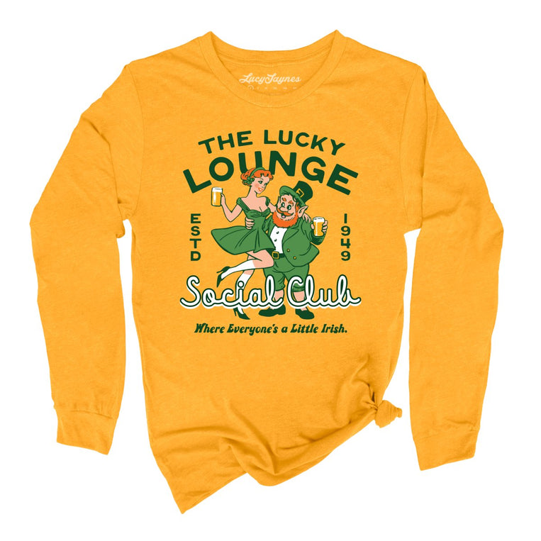 The Lucky Lounge Social Club Graphic Long Sleeve Tee