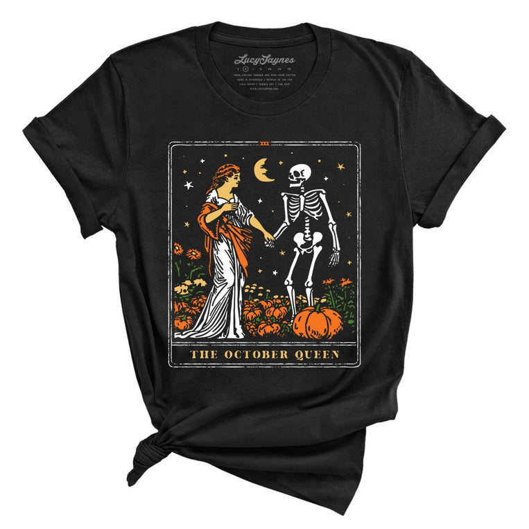 The October Queen Tarot Card Graphic Tee