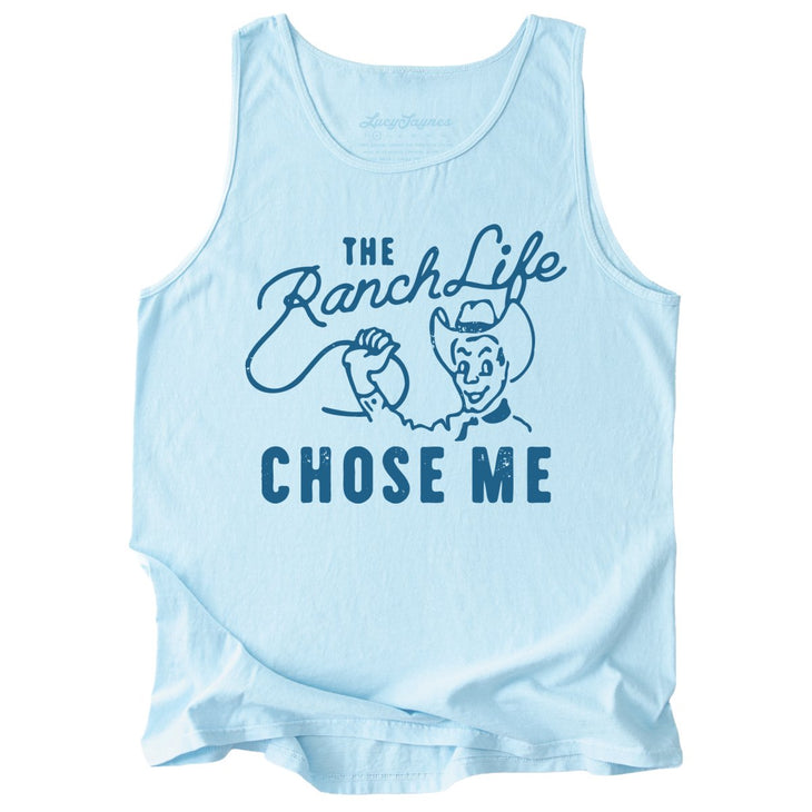 The Ranch Life Chose Me Comfort Colors Tank Top