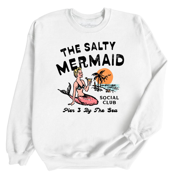 The Salty Mermaid Social Club Graphic Sweatshirt