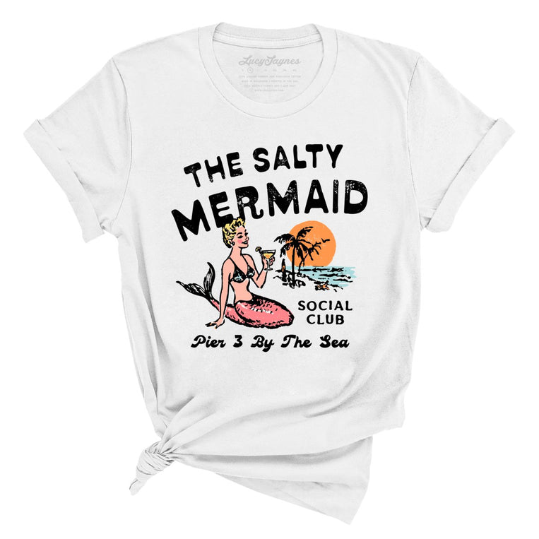 The Salty Mermaid Social Club Graphic Tee