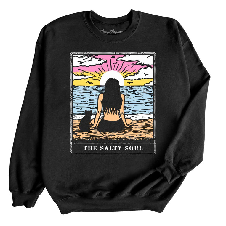 The Salty Soul Tarot Card Graphic Sweatshirt