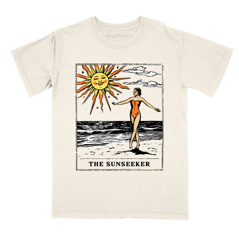 The Sunseeker Tarot Card Comfort Colors Graphic Tee