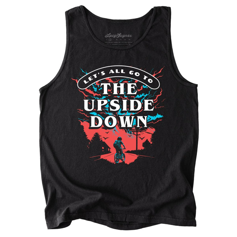 The Upside Down Comfort Colors Graphic Tank Top