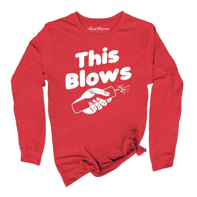 This Blows Graphic Long Sleeve Tee
