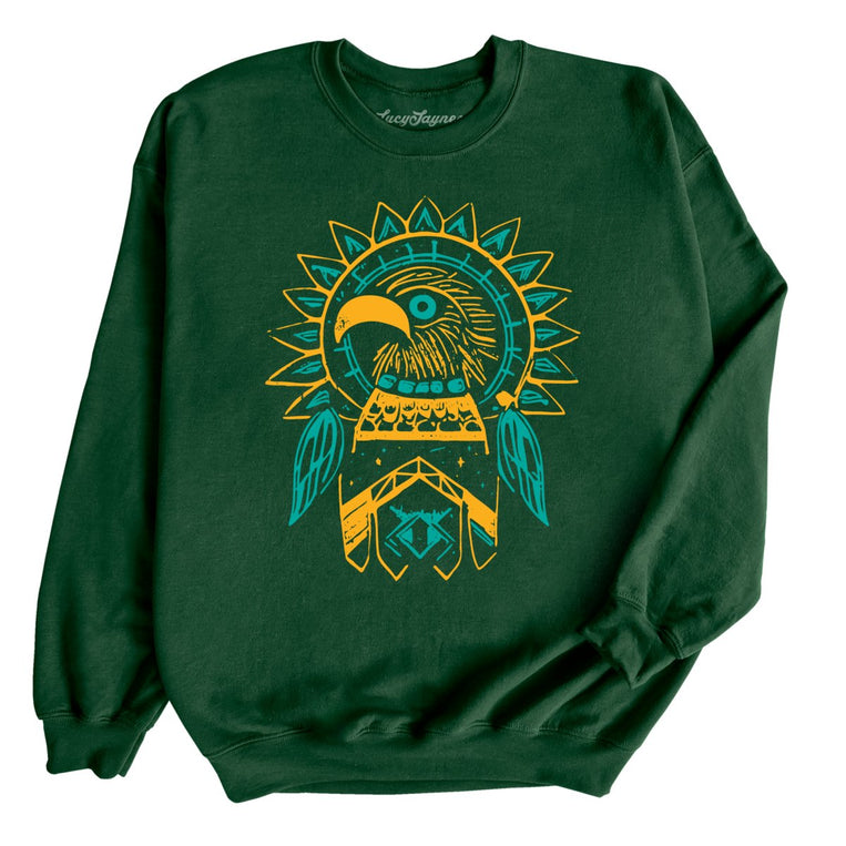 Thunderbird Graphic Sweatshirt - Forest