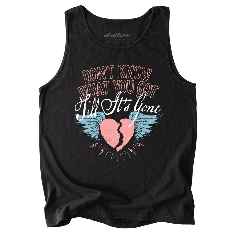 Till It's Gone Comfort Colors Graphic Tank Top - Black