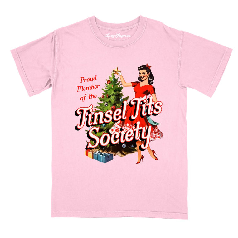 Tinsel Society Comfort Colors Graphic Tee - Blossom