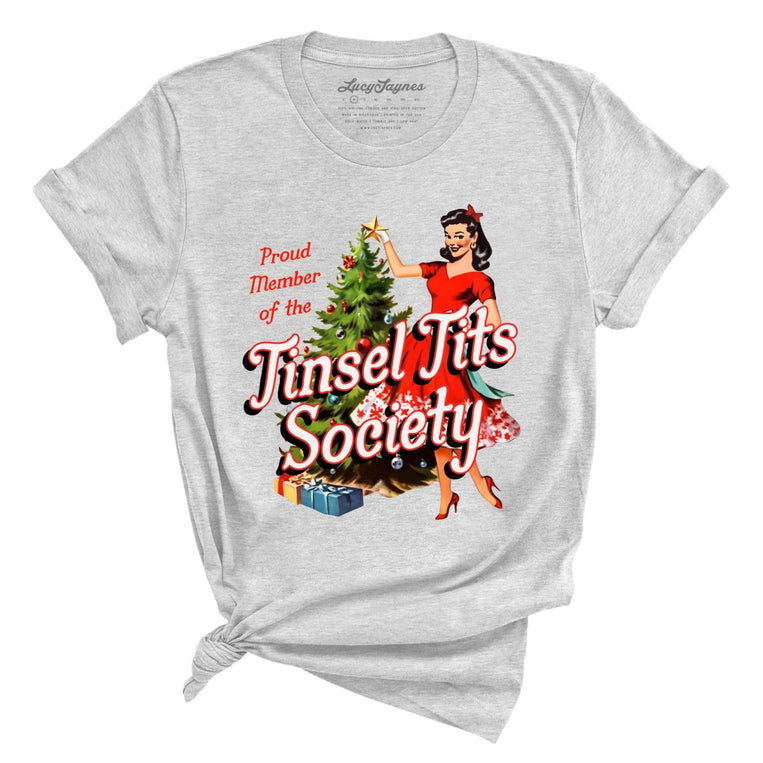 Tinsel Society Graphic Tee - Athletic Heather