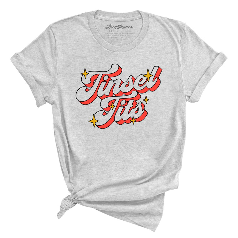 Tinsel Tits Graphic Tee - Athletic Heather
