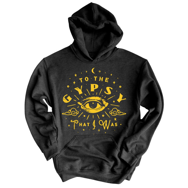 To The Gypsy That I Was Graphic Hoodie - Charcoal Heather