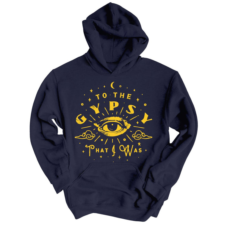To The Gypsy That I Was Graphic Hoodie - Classic Navy