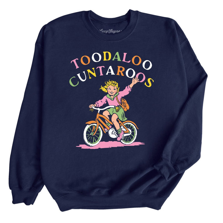 Toodaloo Cuntaroos Graphic Sweatshirt - Navy