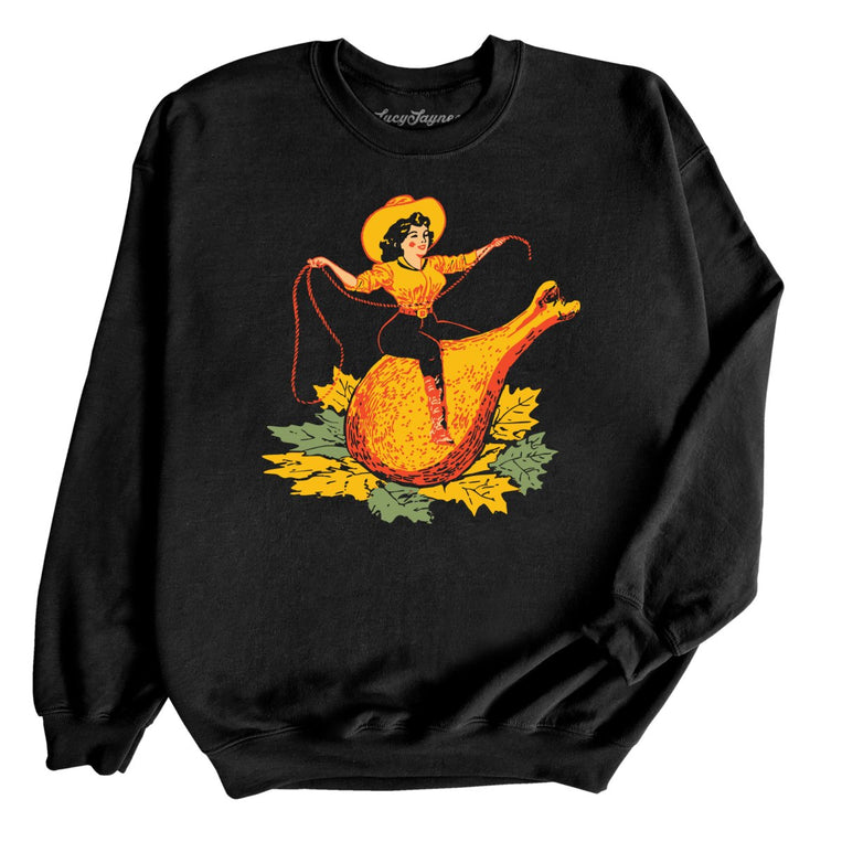 Turkey Leg Pinup Graphic Sweatshirt