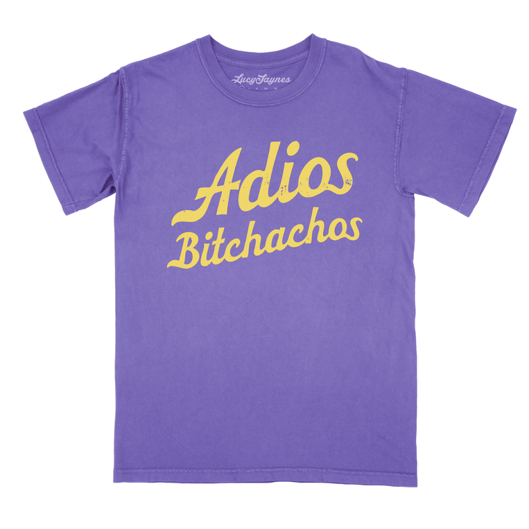 Adios Bitchachos Comfort Colors Graphic Tee - Violet