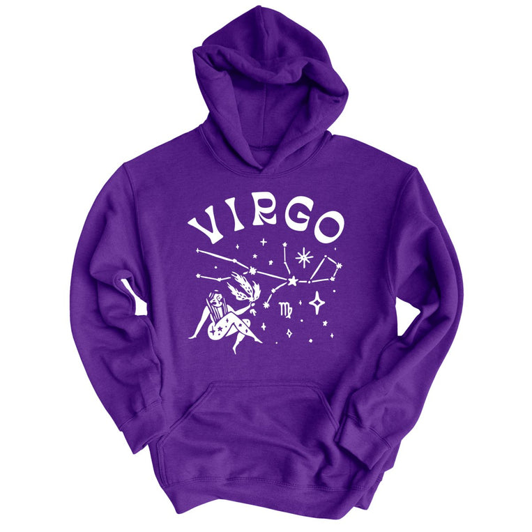 Virgo Graphic Hoodie - Purple
