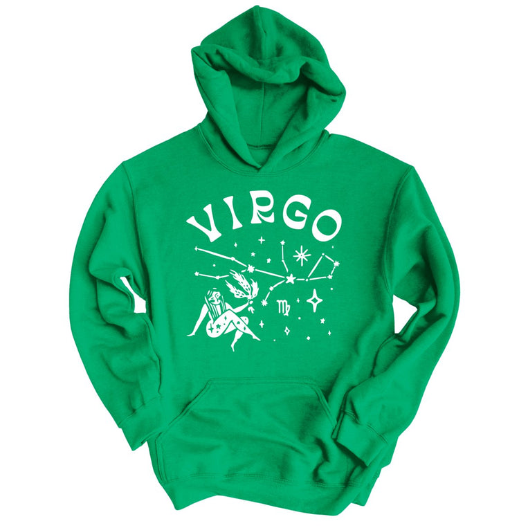 Virgo Graphic Hoodie - Irish Green
