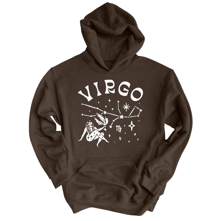 Virgo Graphic Hoodie - Dark Chocolate