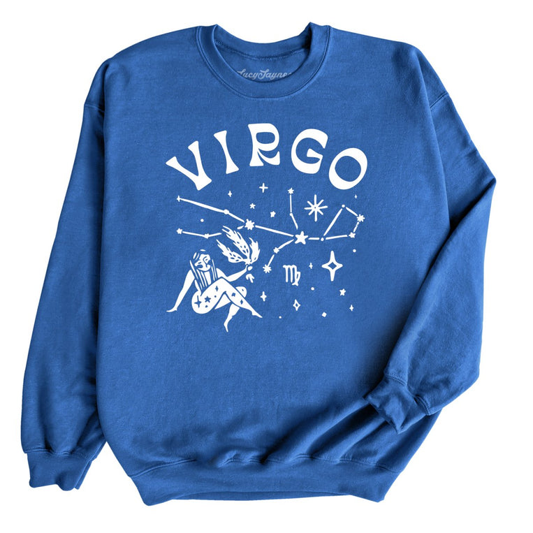Virgo Graphic Sweatshirt - Royal