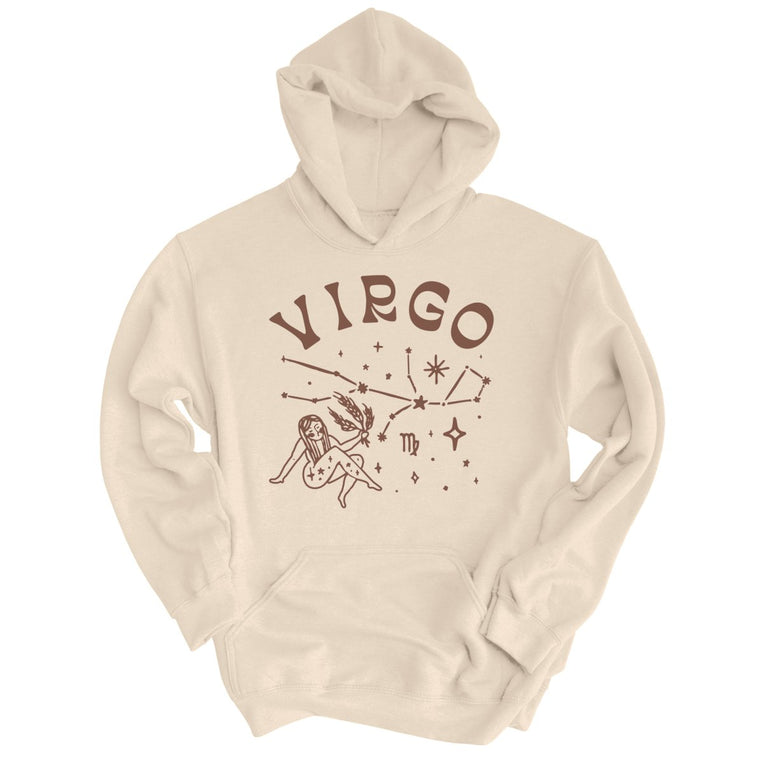 Virgo Graphic Hoodie - Sand