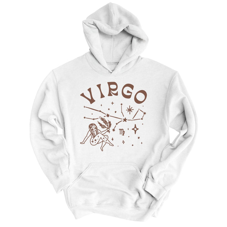 Virgo Graphic Hoodie - White