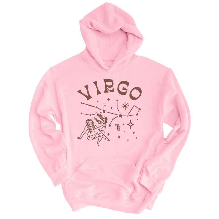 Virgo Graphic Hoodie - Light Pink