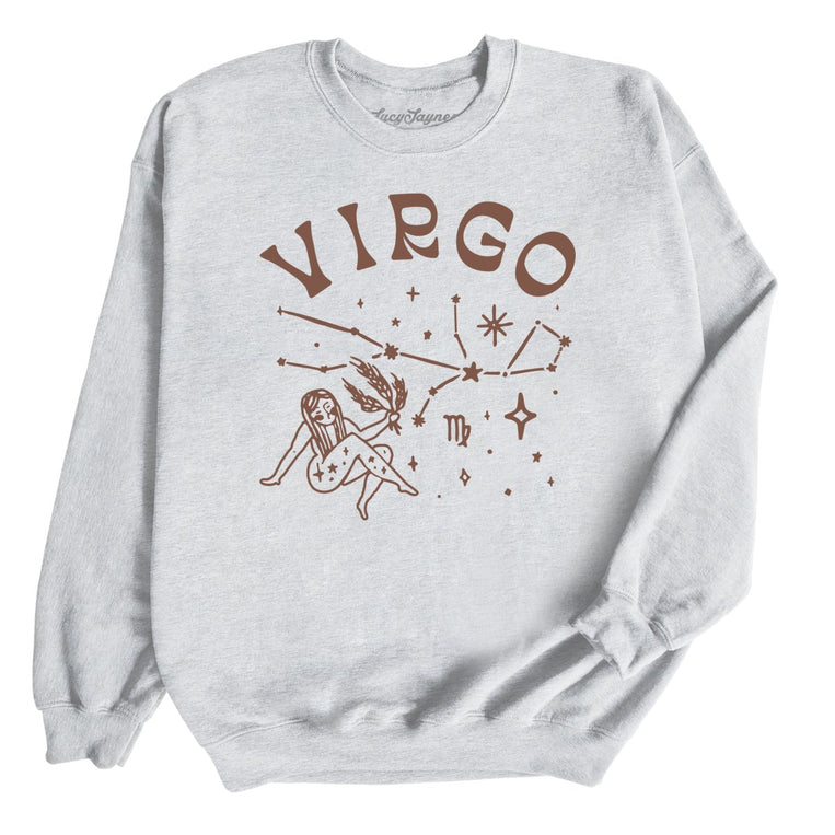 Virgo Graphic Sweatshirt - Ash