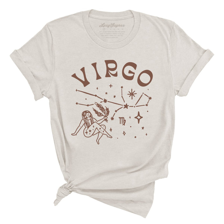 Virgo Graphic Tee - Heather Dust