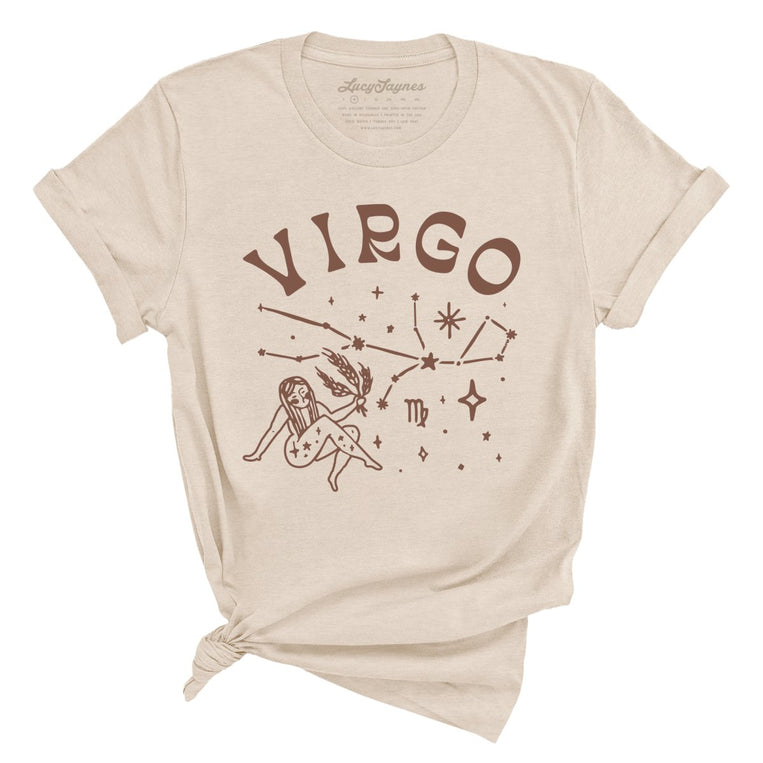 Virgo Graphic Tee - Soft Cream