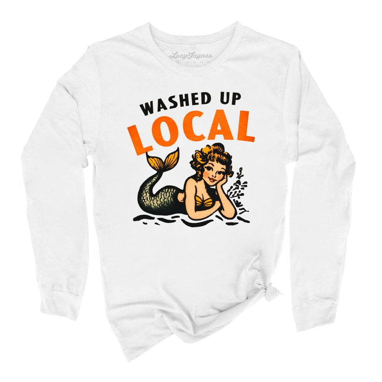 Washed Up Local Graphic Long Sleeve Tee