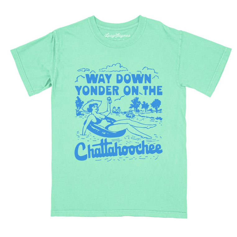 Way Down Yonder On The Chattahoochee Comfort Colors Graphic Tee - Island Reef