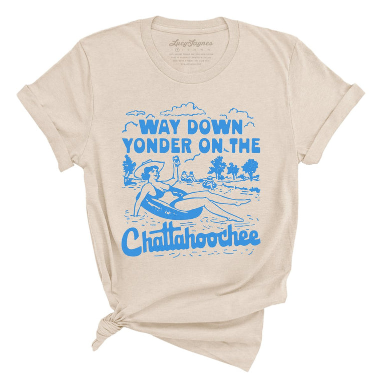 Way Down Yonder On The Chattahoochee Graphic Tee - Soft Cream