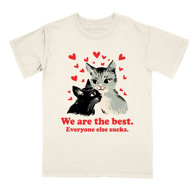 We Are The Best Comfort Colors Graphic Tee - Ivory
