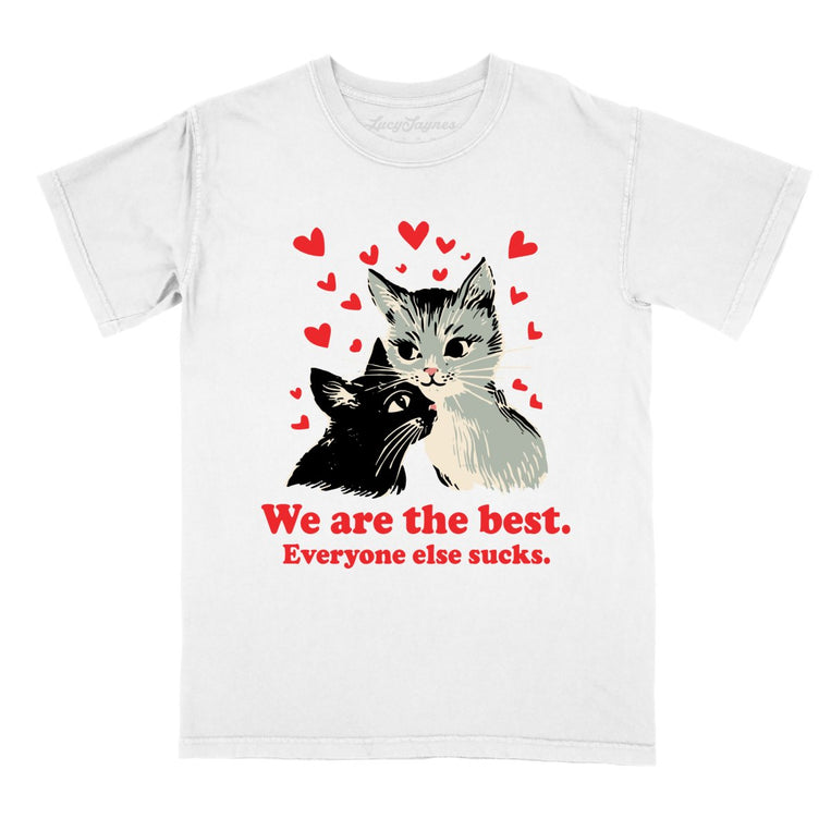 We Are The Best Comfort Colors Graphic Tee - White