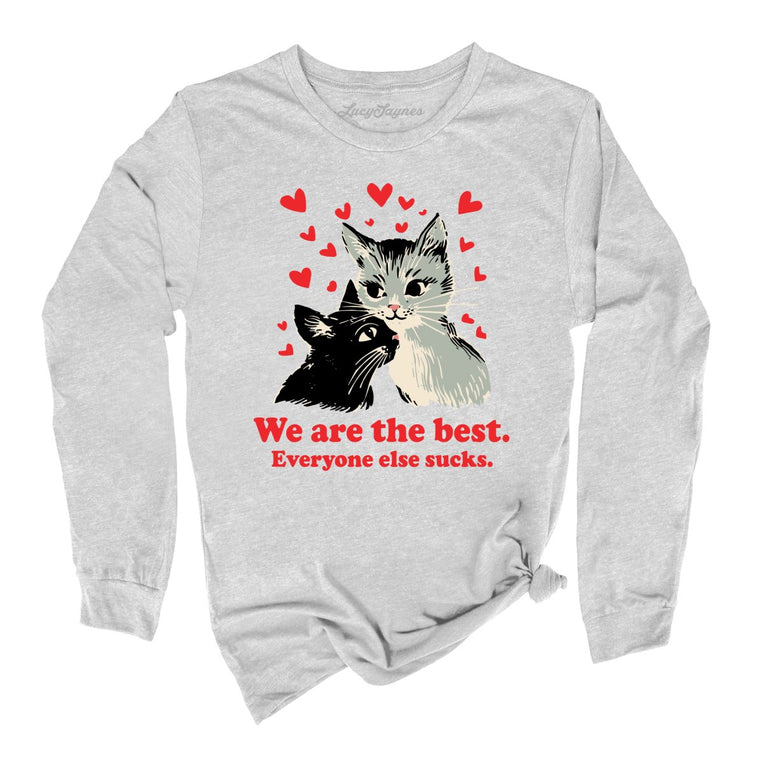 We Are The Best Graphic Long Sleeve Tee - Athletic Heather