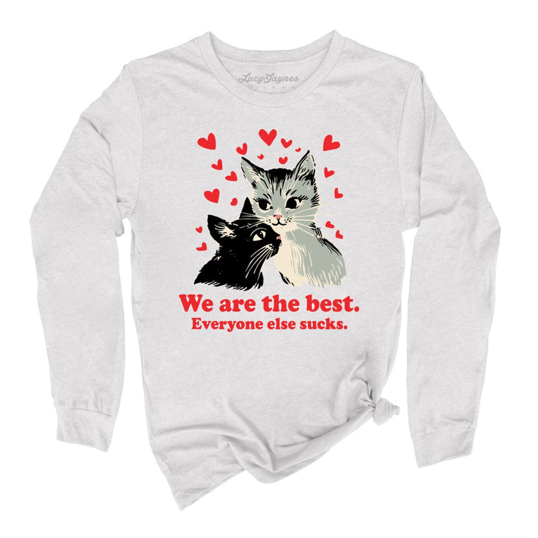 We Are The Best Graphic Long Sleeve Tee - Ash