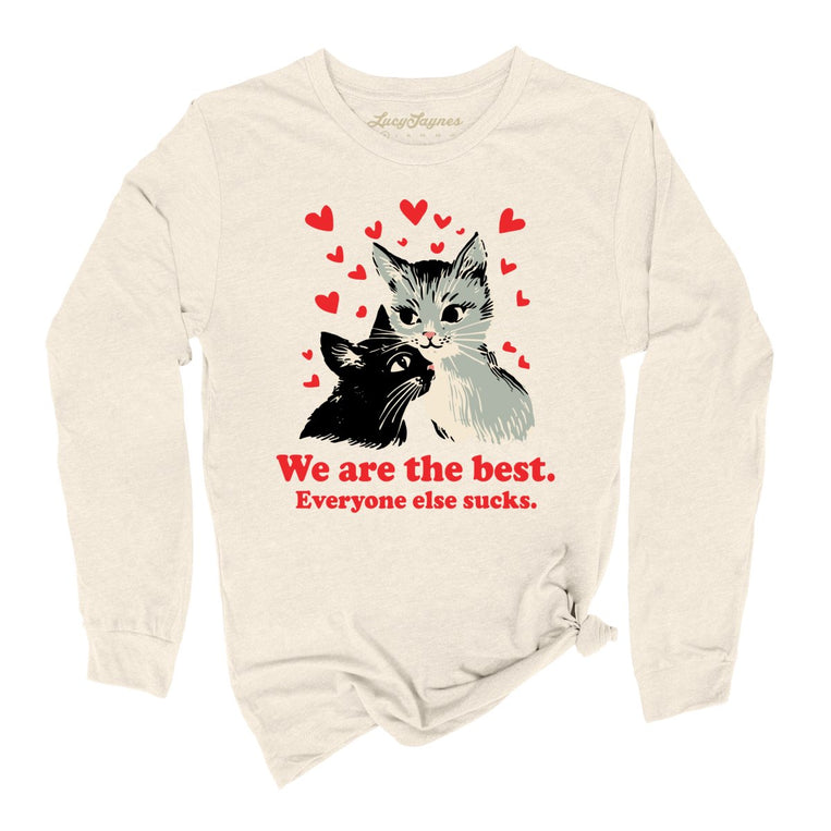 We Are The Best Graphic Long Sleeve Tee - Natural