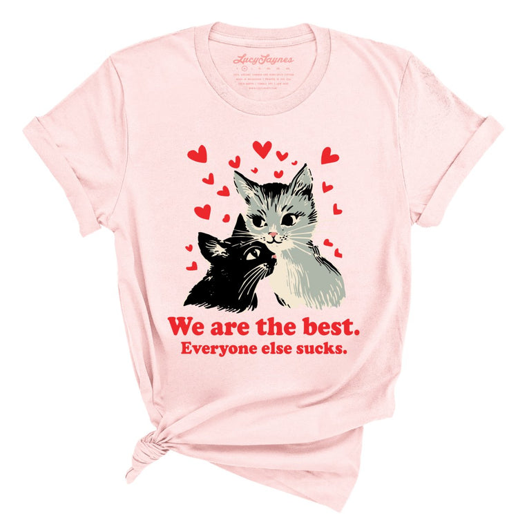 We Are The Best Graphic Tee - Soft Pink