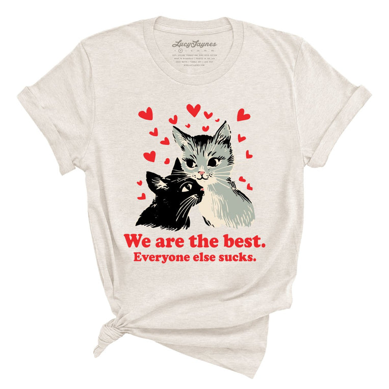We Are The Best Graphic Tee - Heather Dust