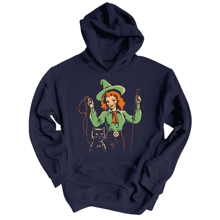 Western Witch Graphic Hoodie - Classic Navy
