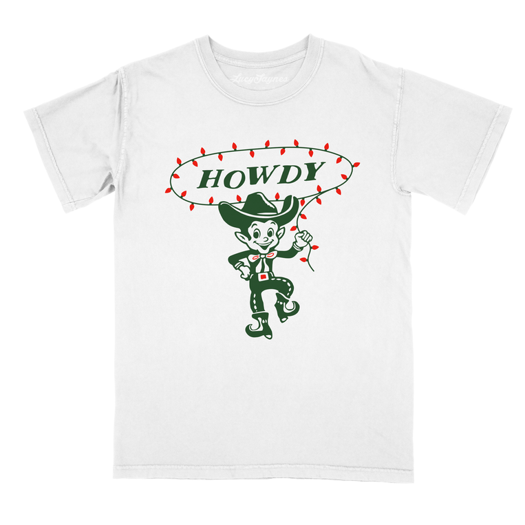 Howdy Elf Comfort Colors Graphic Tee