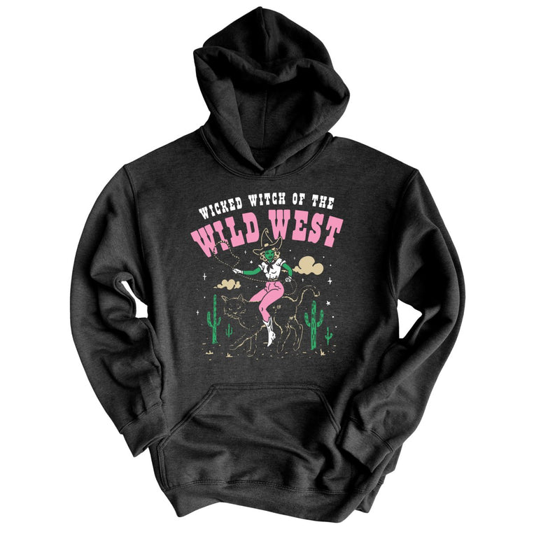 Wicked Witch Of The Wild West Graphic Hoodie - Charcoal Heather