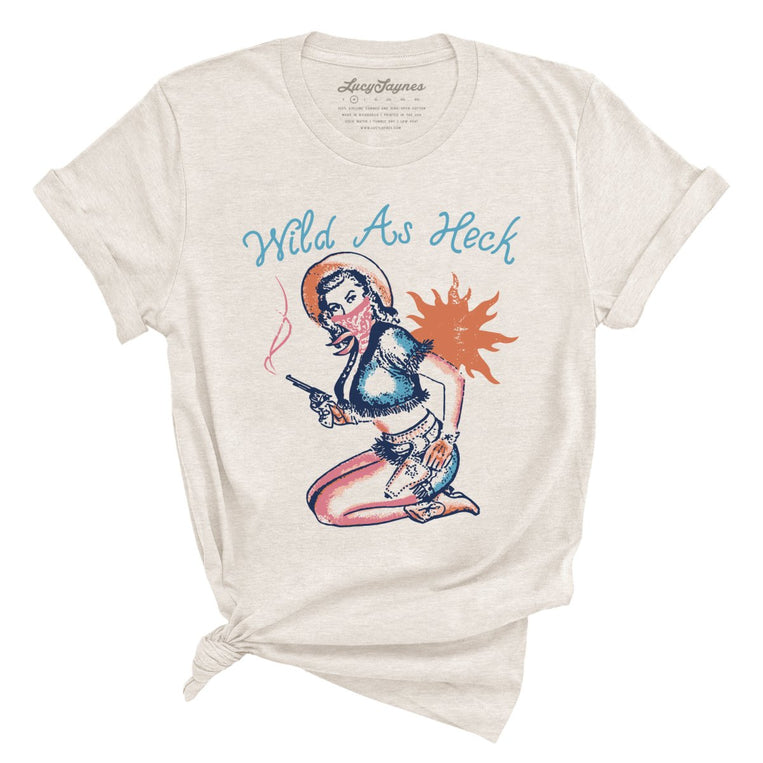 Wild as Heck Graphic Tee - Heather Dust