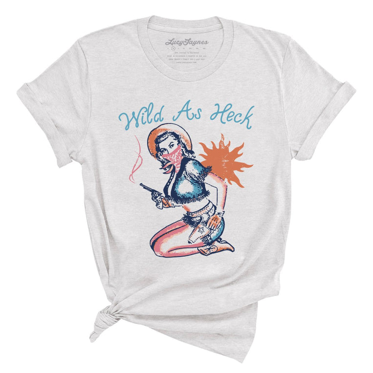 Wild as Heck Graphic Tee - Ash
