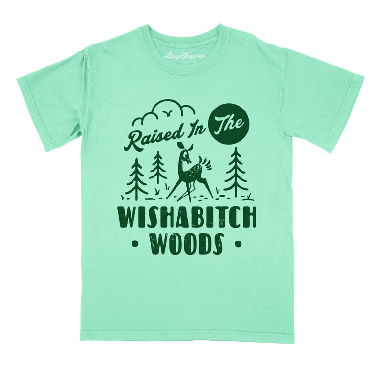 Wishabitch Woods Comfort Colors Graphic Tee - Island Reef