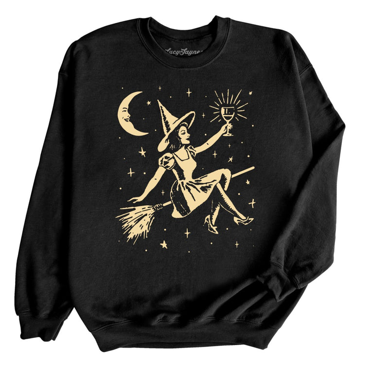 Witchy Wine Graphic Sweatshirt