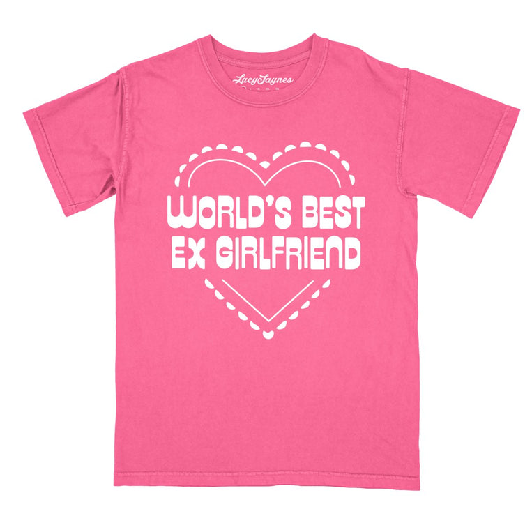 World's Best Ex Girlfriend Comfort Colors Graphic Tee - Crunchberry