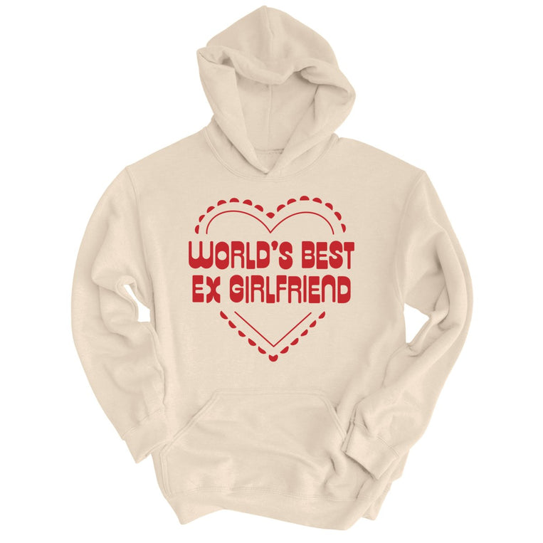 World's Best Ex Girlfriend Graphic Hoodie - Sand